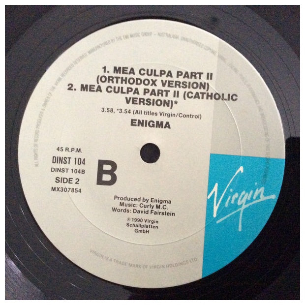 ENIGMA - MEA CULPA part II | 12" MAXI SINGLE VINILO USADO