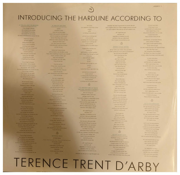 TERENCE TREN DARBY - INTRODUCING THE HARDLINE ACCORDING TO | VINILO USADO