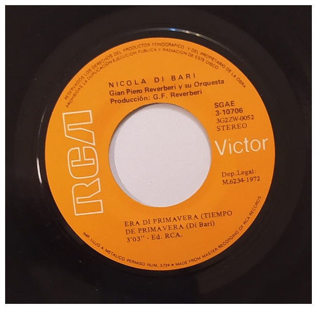 NICOLA DI BARI - I GIORNI DELLARCOBALENO | 7 SINGLE USADO