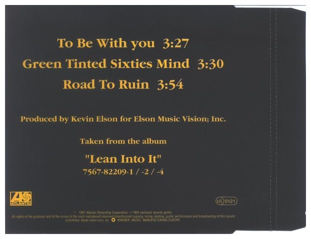 MR. BIG - TO BE WITH YOU | CD SINGLE USADO