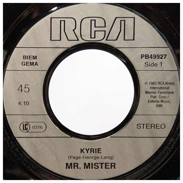 MR. MISTER - KYRIE | 7" SINGLE USADO