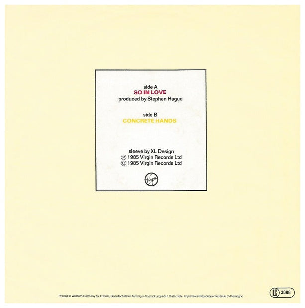 OMD - SO IN LOVE | 7" SINGLE USADO