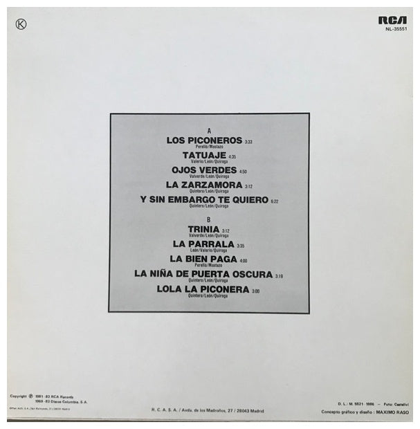 ROCIO JURADO - ANTOLOGIA | VINILO USADO