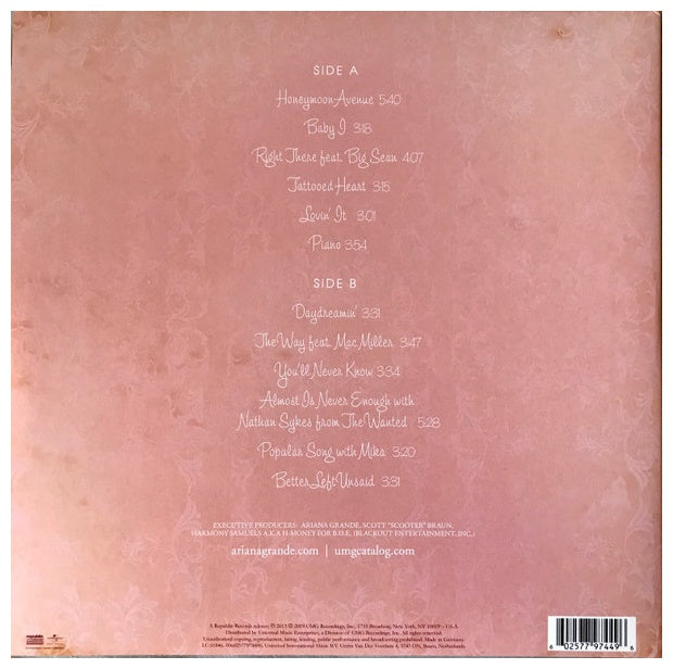 ARIANA GRANDE - YOURS TRULY | VINILO