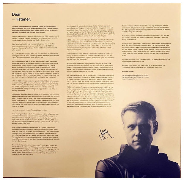 ARMIN VAN BUUREN - A STATE OF TRANCE (3LP) YEAR MIX 2023 | VINILO