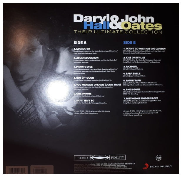 DARYL HALL & JOHN OATES - THEIR ULTIMATE COLLECTION | VINILO