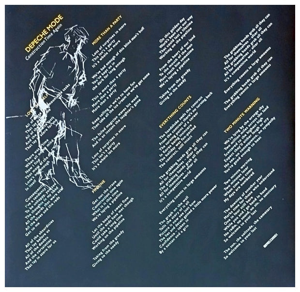 DEPECHE MODE - CONSTRUCTION TIME AGAIN | VINILO