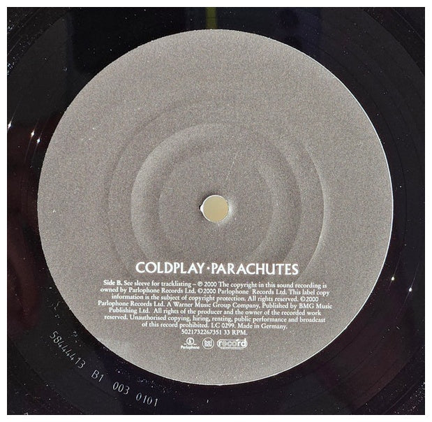 COLDPLAY - PARACHUTES (2024 ECORECORD) | VINILO