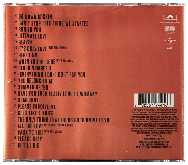 BRYAN ADAMS - ULTIMATE | CD
