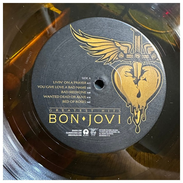 BON JOVI - GREATEST HITS (EXCLUSIVE LTD EDITION) (TIGER EYE BROWN VINYL) | VINILO