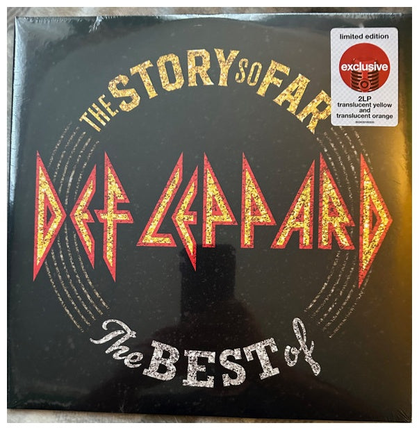 DEF LEPPARD - THE STORY SO FAR: THE BEST OF (2LP) (TRANSLUCENT ORANGE/YELLOW VINYL) | VINILO