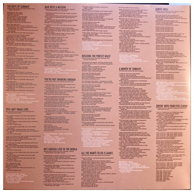 DON HENLEY - BUILDING THE PERFECT BEAST (40TH ANNIVERSARY) (2LP) | VINILO