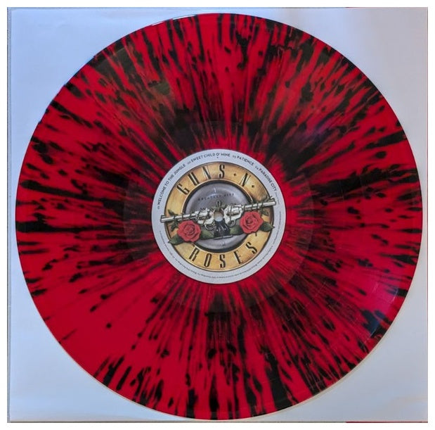 GUNS 'N ROSES - GREATEST HITS (EXCLUSIVE LTD EDITION) (TRANSLUCENT RED/BLACK SPLATTER VINYL) | VINILO