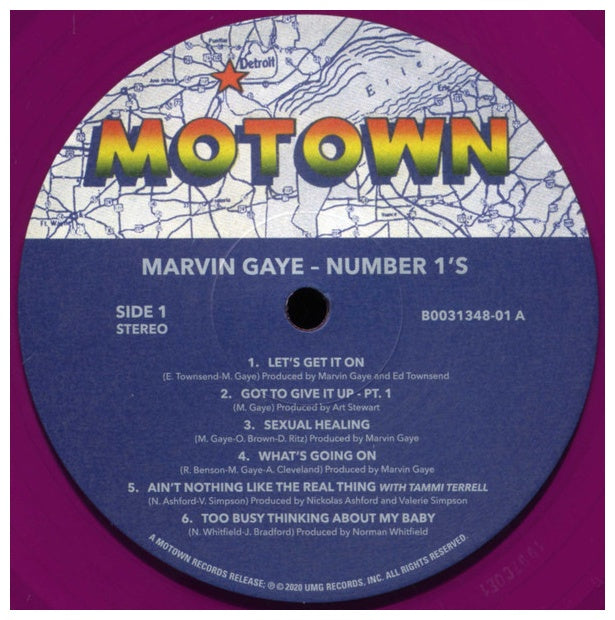MARVIN GAYE - NUMBER 1'S (EXCLUSIVE LTD EDITION) (PURPLE VINYL) | VINILO