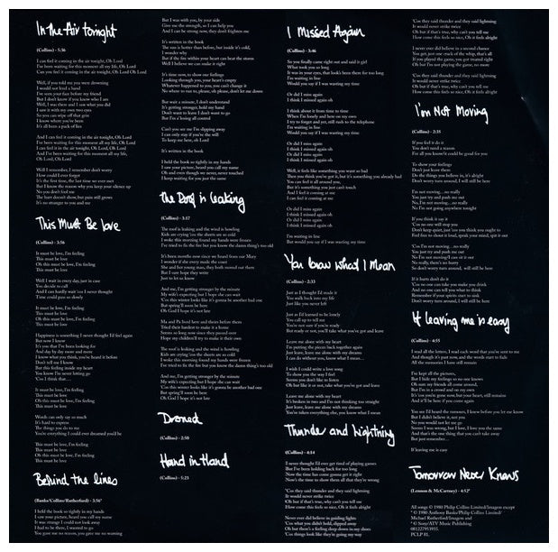 PHIL COLLINS - FACE VALUE | VINILO