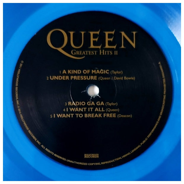 QUEEN - GREATEST HITS 2 (EXCLUSIVE LTD EDITION) (2LP) (BLUE VINYL) | VINILO