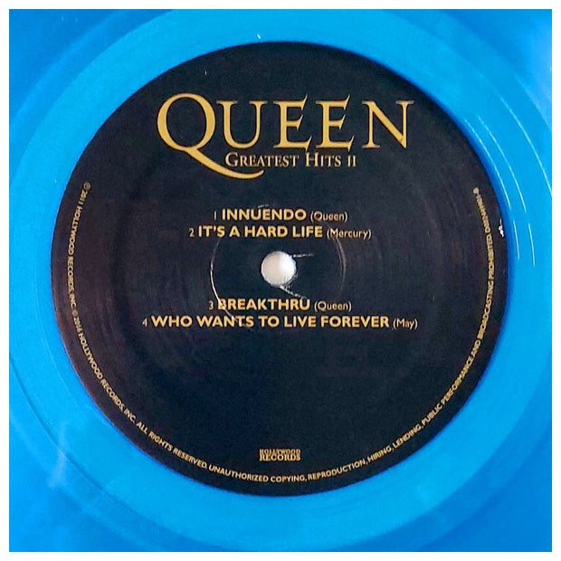QUEEN - GREATEST HITS 2 (EXCLUSIVE LTD EDITION) (2LP) (BLUE VINYL) | VINILO