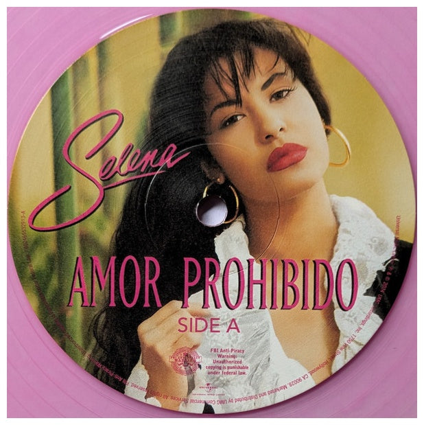 SELENA - AMOR PROHIBIDO (30 ANIVERSARIO) (TRANSLUCENT PINK VINYL) (INC. POSTER) | VINILO