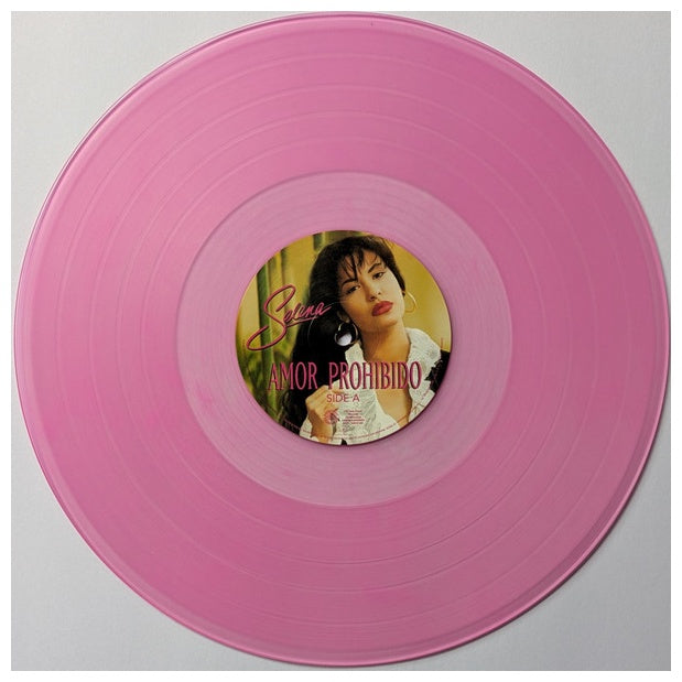 SELENA - AMOR PROHIBIDO (30 ANIVERSARIO) (TRANSLUCENT PINK VINYL) (INC. POSTER) | VINILO