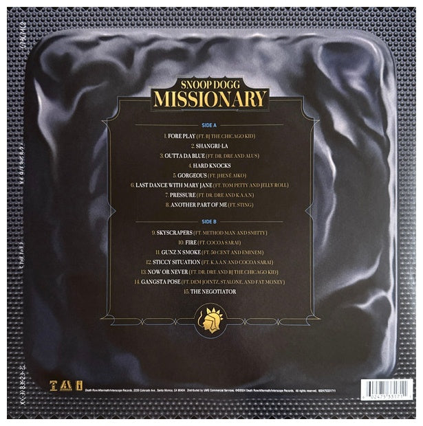 SNOOP DOGG - MISSIONARY (PICTURE DISC) | VINILO