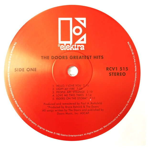 THE DOORS - GREATEST HITS (EXCLUSIVE) (WHITE VINYL) | VINILO