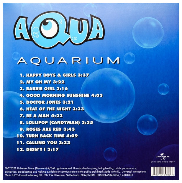 AQUA - AQUARIUM (25TH ANNIVERSARY EDT) (WHITE VINYL) | VINILO