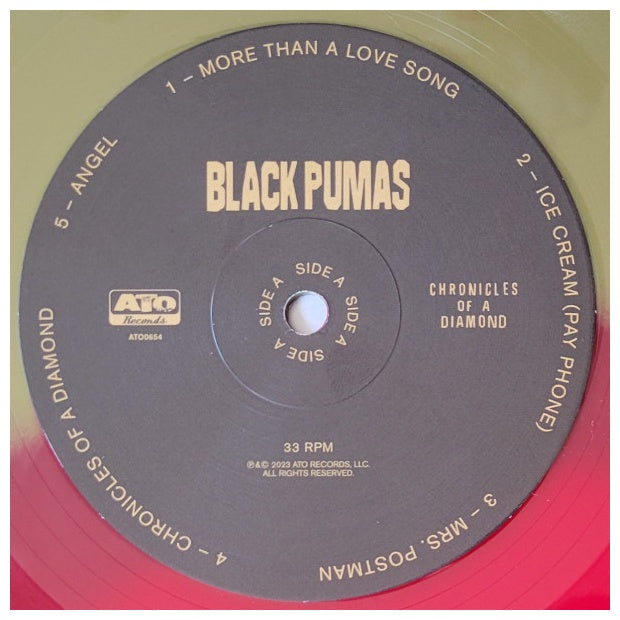 BLACK PUMAS - CHRONICLES OF A DIAMOND (RED & GOLD VINYL) | VINILO