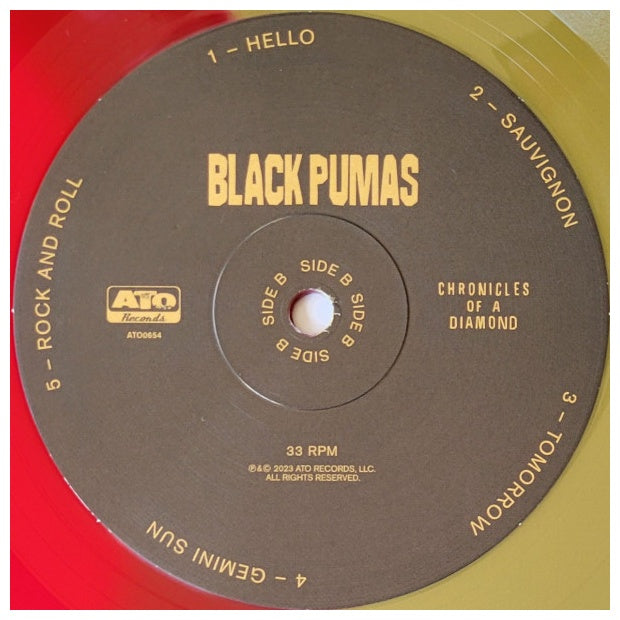 BLACK PUMAS - CHRONICLES OF A DIAMOND (RED & GOLD VINYL) | VINILO