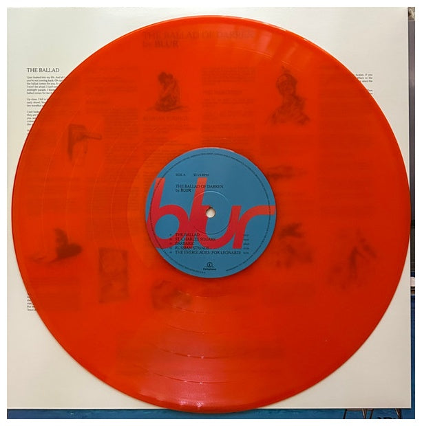 BLUR - THE BALLAD OF DARREN (ORANGE VINYL) | VINILO