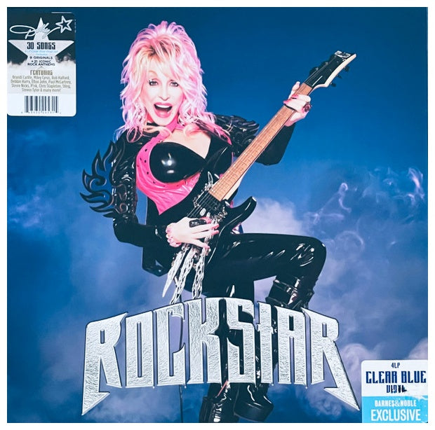 DOLLY PARTON - ROCKSTAR (4LP BOX SET) (CLEAR BLUE VINYL) | VINILO