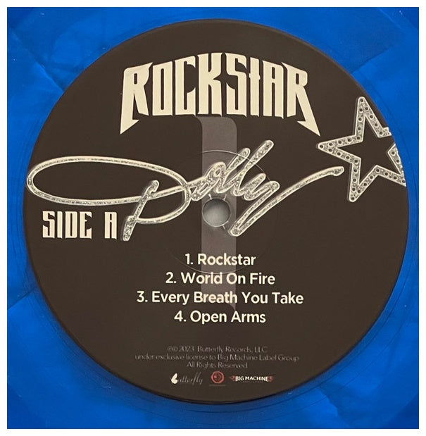 DOLLY PARTON - ROCKSTAR (4LP BOX SET) (CLEAR BLUE VINYL) | VINILO
