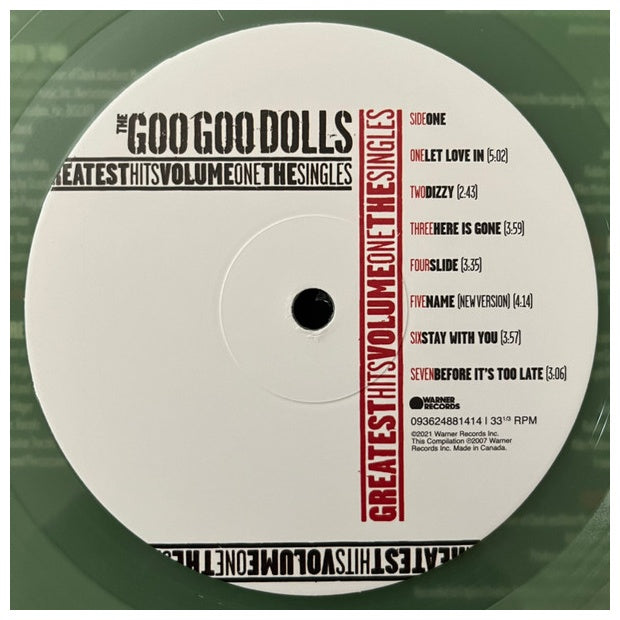 GOO GOO DOLLS - THE SINGLES: GREATES HITS VOL.1 (SILVER VINYL) | VINILO