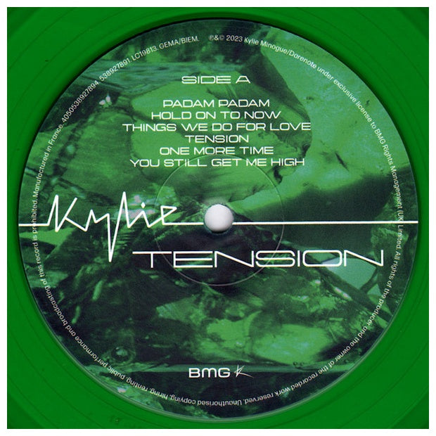 KYLIE MINOGUE - TENSION (TRANSPARENT GREEN VINYL) | VINILO