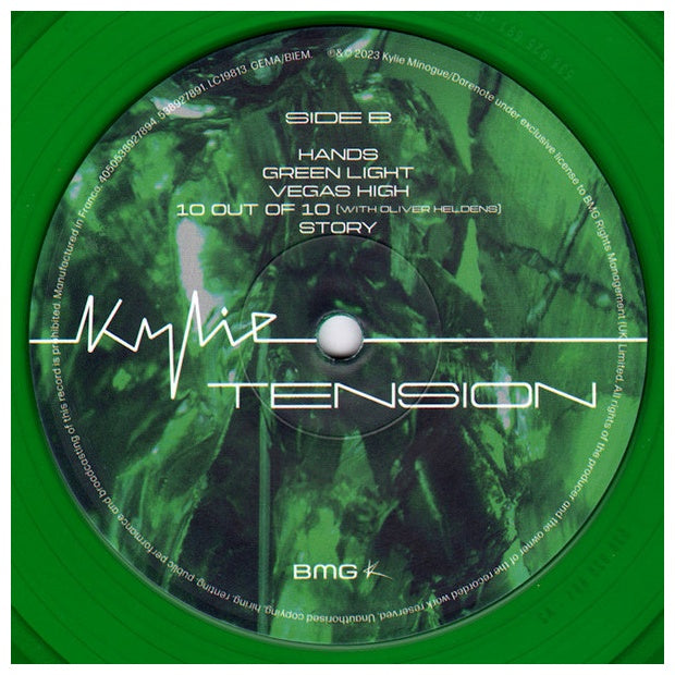 KYLIE MINOGUE - TENSION (TRANSPARENT GREEN VINYL) | VINILO