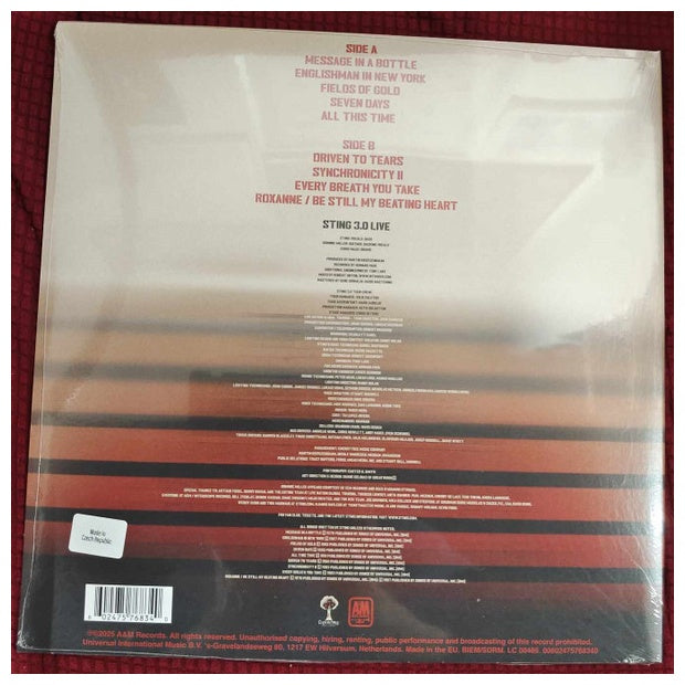 STING - 3.0 LIVE (180GRS VINYL) | VINILO