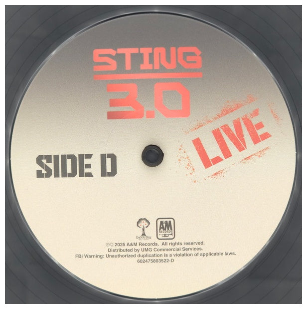 STING - 3.0 LIVE (2LP) | VINILO