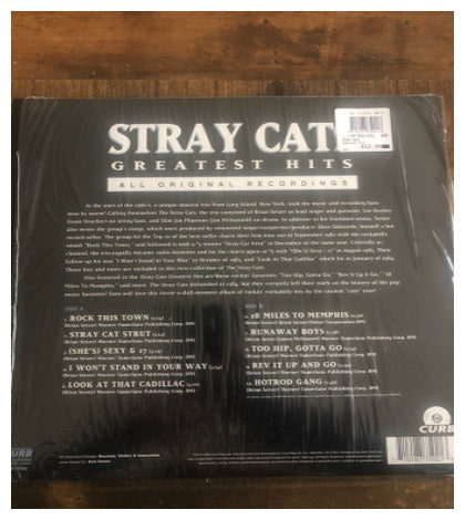 STRAY CATS - GREATEST HITS (COKE BOTTLE CLEAR VINYL) | VINILO