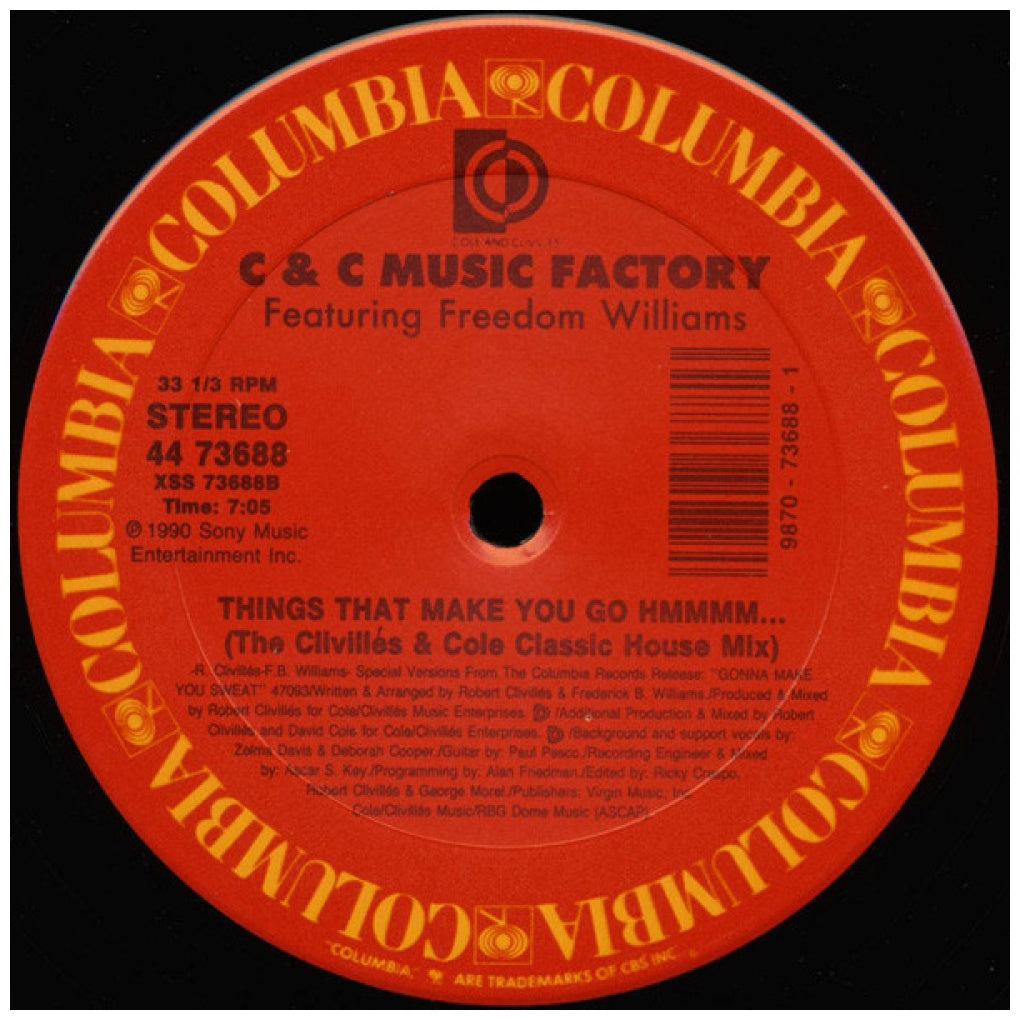 C&C MUSIC FACTORY - THINGS THAT MAKE YOU GO HMMMM…(VDE-NUEVO/SELLADO) | 12" MAXI SINGLE VINILO USADO