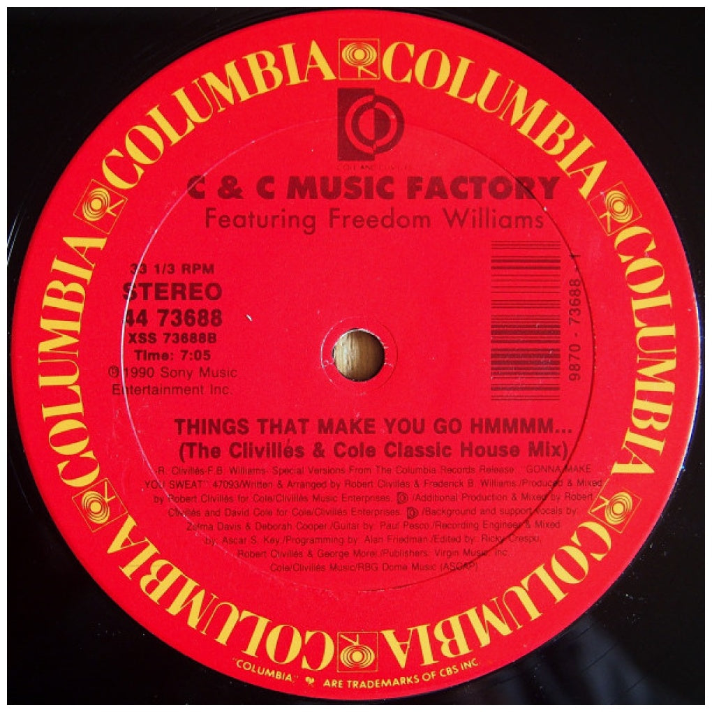C&C MUSIC FACTORY - THINGS THAT MAKE YOU GO HMMMM…(VDE-NUEVO/SELLADO) | 12" MAXI SINGLE VINILO USADO