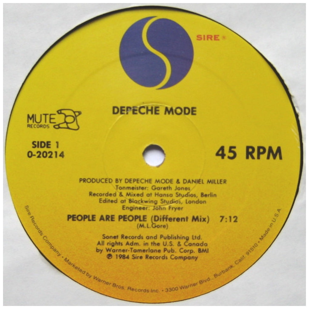DEPECHE MODE - PEOPLE ARE PEOPLE | 12" MAXI SINGLE VINILO USADO