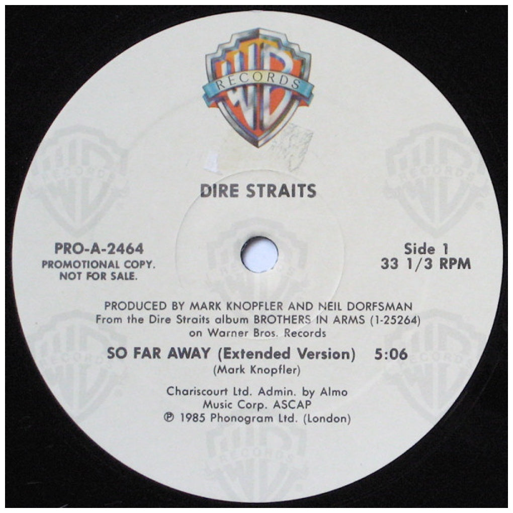 DIRE STRAITS - SO FAR AWAY (EXTENDED VERSION) (PROMO COPY) | 12" MAXI SINGLE VINILO USADO