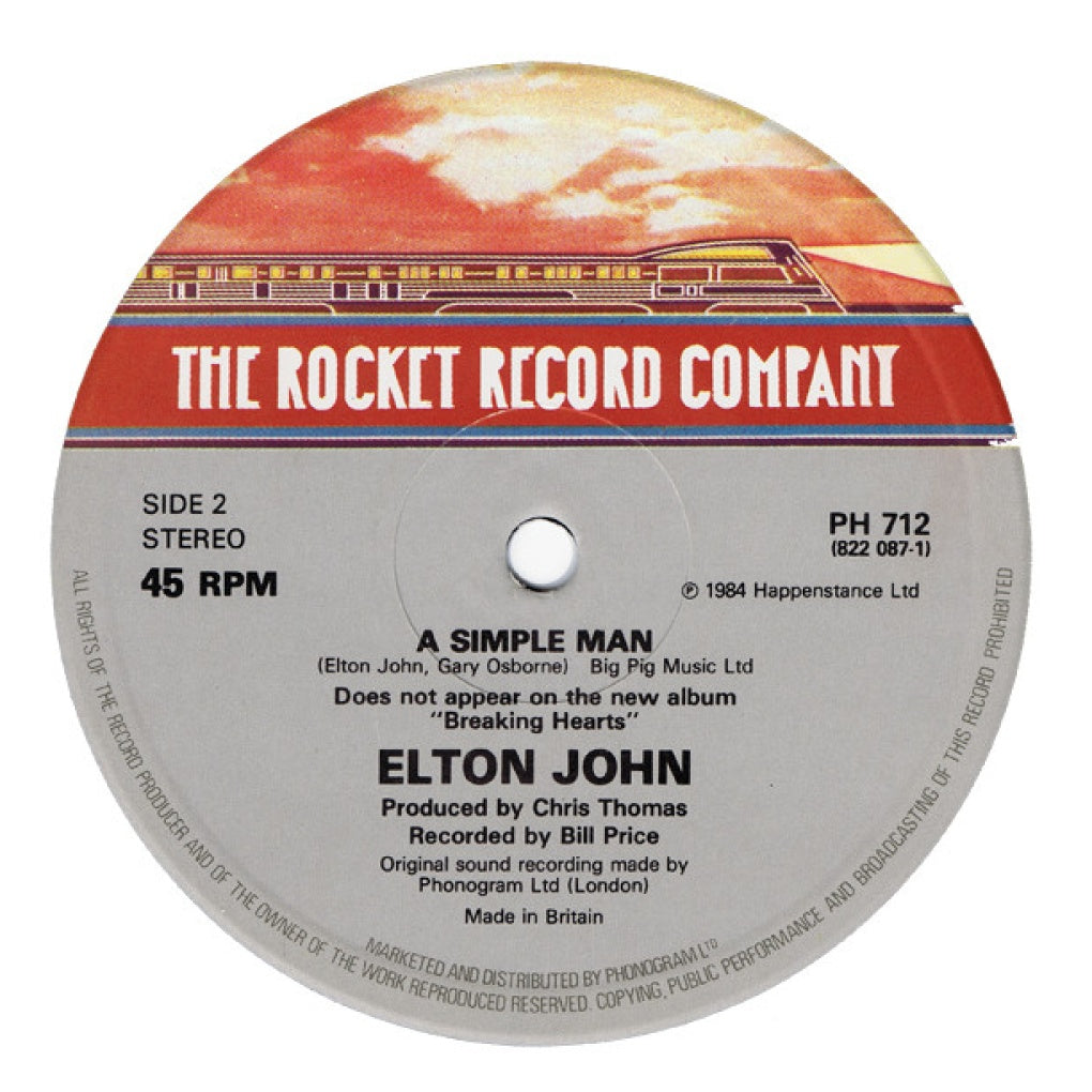 ELTON JOHN - SAD SONGS (SAY SO MUCH) (EXTENDED VERSION) | 12" MAXI SINGLE VINILO USADO