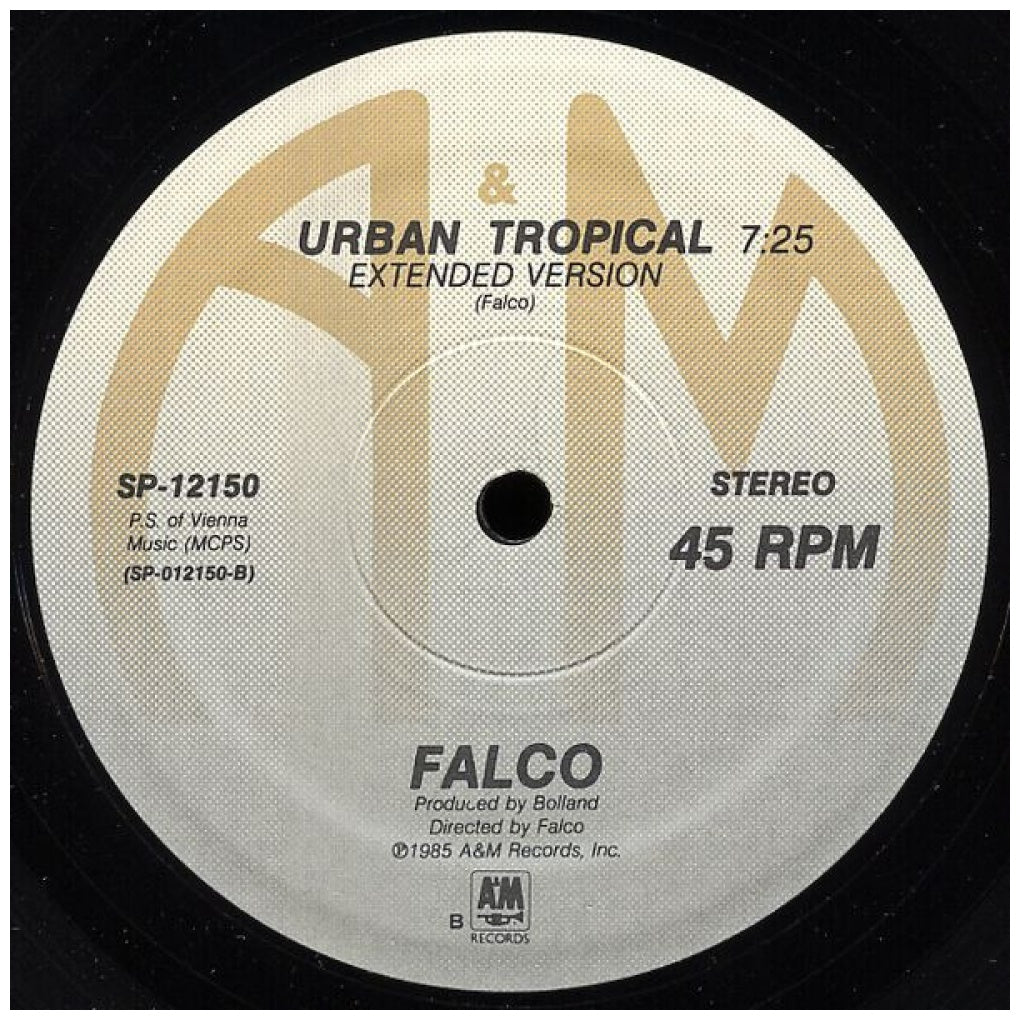 FALCO - ROCK ME AMADEUS (VDE-NUEVO/SELLADO) | 12" MAXI SINGLE VINILO