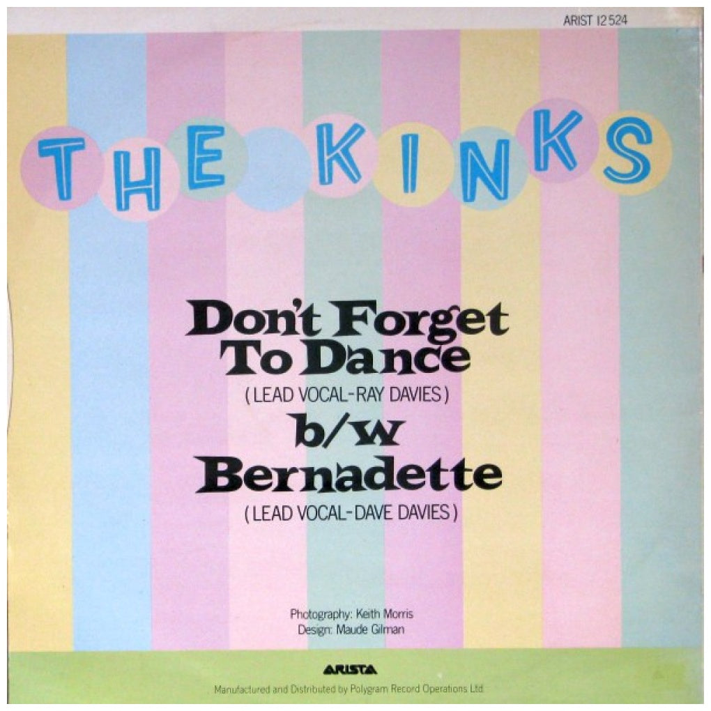 THE KINKS - DON'T FORGET TO DANCE | 12" MAXI SINGLE VINILO USADO