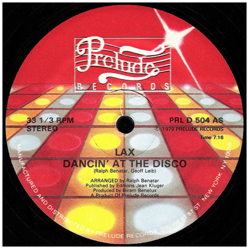 LAX - DANCING AT THE DISCO (PROMO COPY) | 12" MAXI SINGLE VINILO USADO