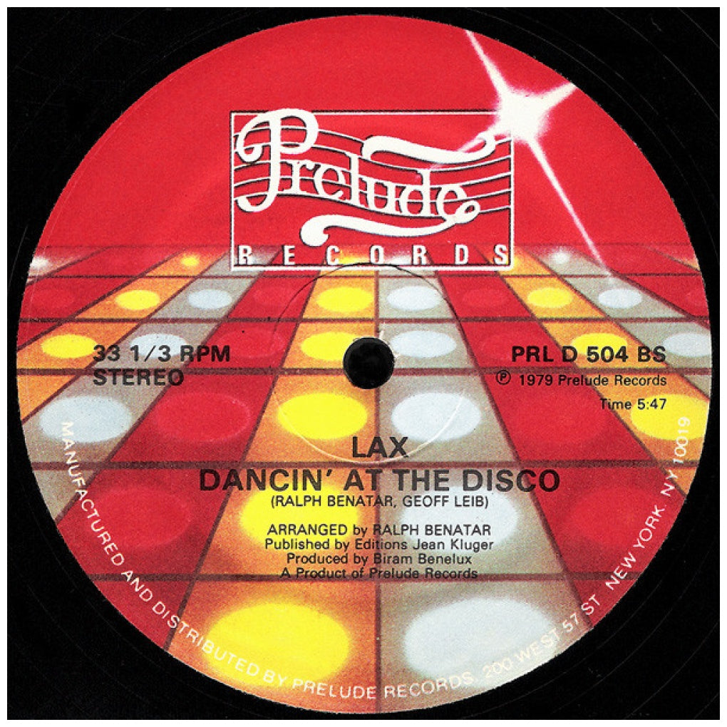 LAX - DANCING AT THE DISCO (PROMO COPY) | 12" MAXI SINGLE VINILO USADO
