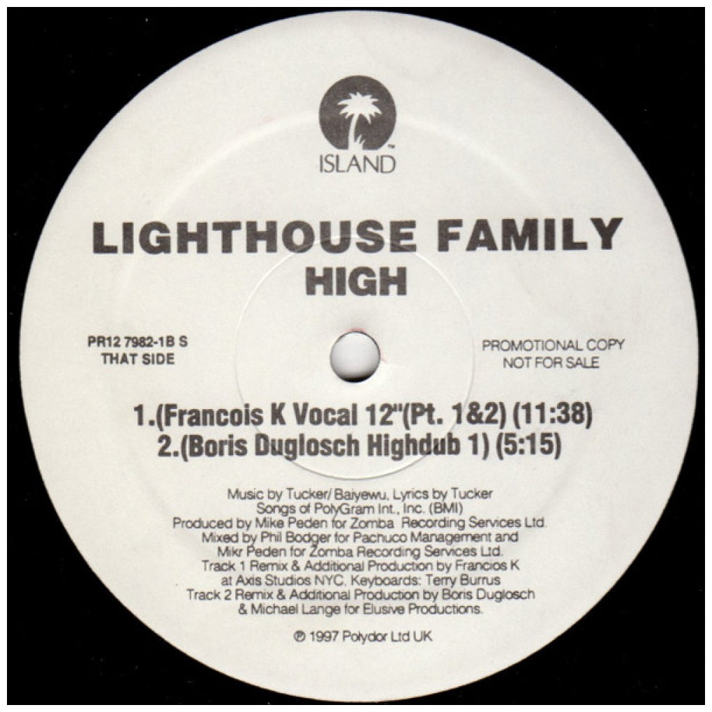 LIGHTHOUSE FAMILY - HIGH (REMIXES) (PROMO COPY) | 12" MAXI SINGLE VINILO USADO