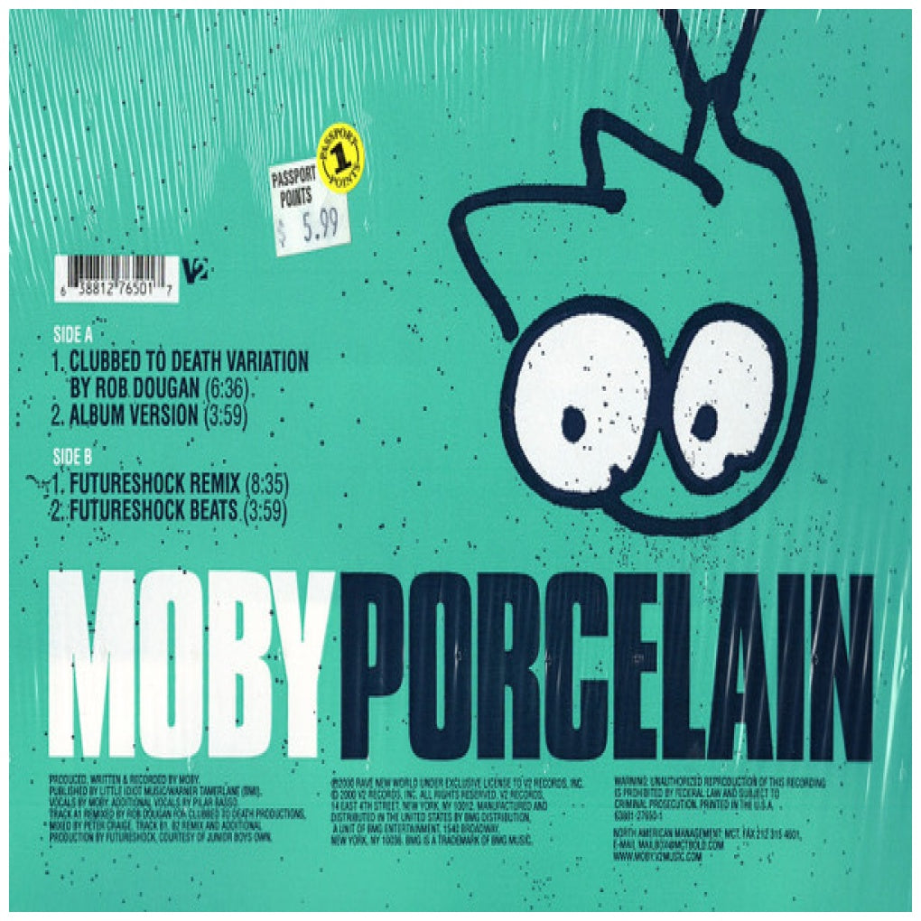 MOBY - PORCELAIN | 12" MAXI SINGLE VINILO USADO