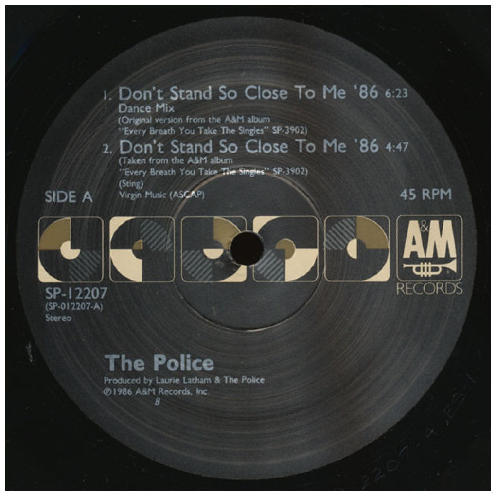 THE POLICE - DON'T STAND SO CLOSE TO ME (DANCE MIX) | 12" MAXI SINGLE VINILO USADO