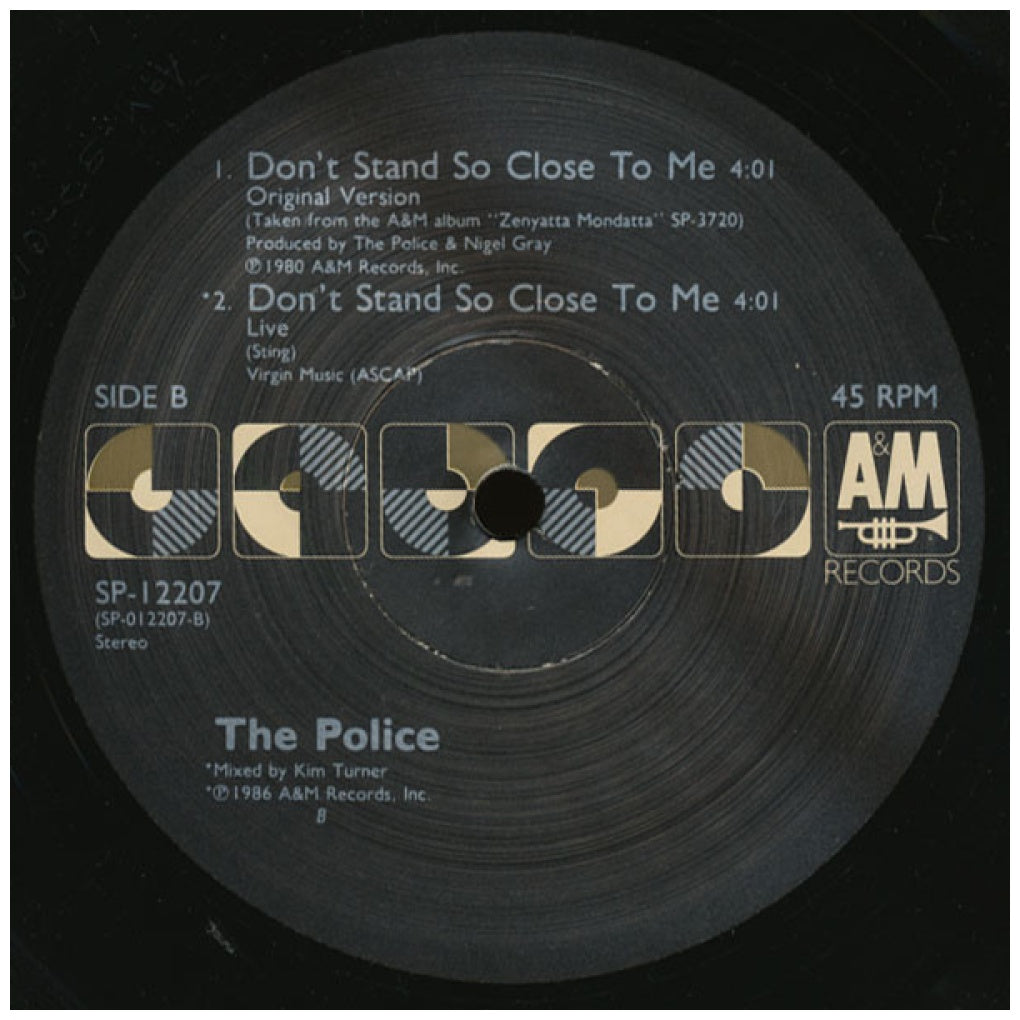 THE POLICE - DON'T STAND SO CLOSE TO ME (DANCE MIX) | 12" MAXI SINGLE VINILO USADO